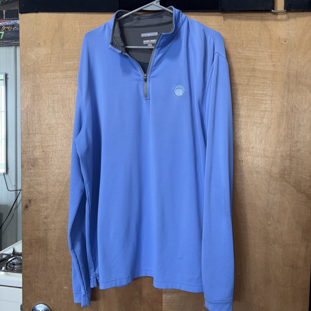 Peter Millar Element Wicking 1/4 Zip XL Butler Nationals Long Sleeve Pullover